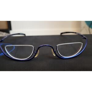 MIKLI Glasses Purple Black FRAME Vision Glasses Retail price $1,000